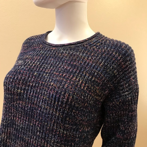 Gap Sweater NEW Womens Size XS Extra Small Northern Lights Blue Cotton Pullover - Picture 11 of 14